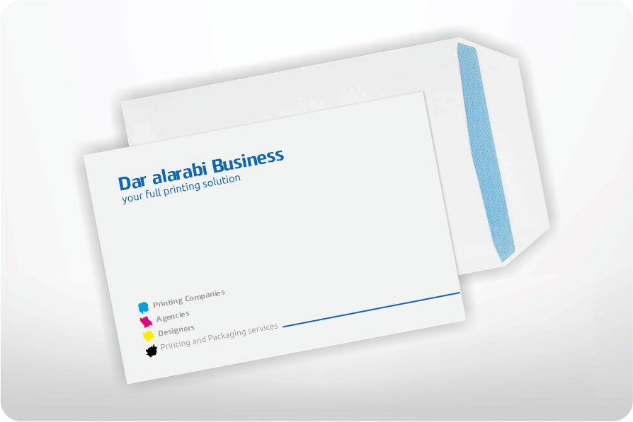 Envelope, size A4 (23 cm x 32.4 cm), wood free, 80 gsm.